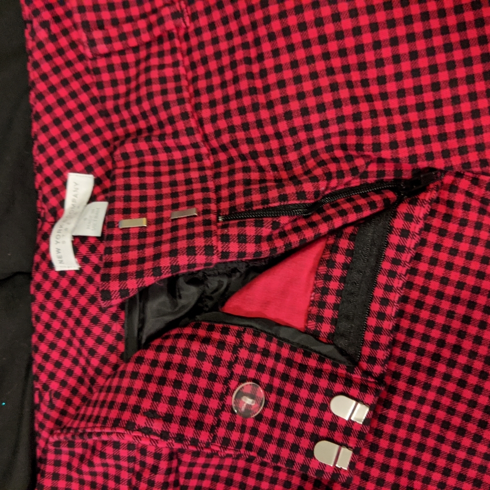 Pink and black Capri pants